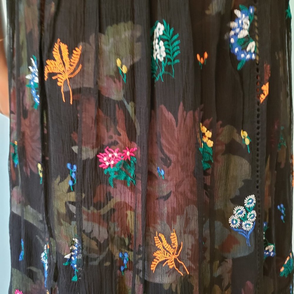 NWT Anthropologie Floreat two pieces Embroidered Dress. Size 8. - Picture 11 of 16